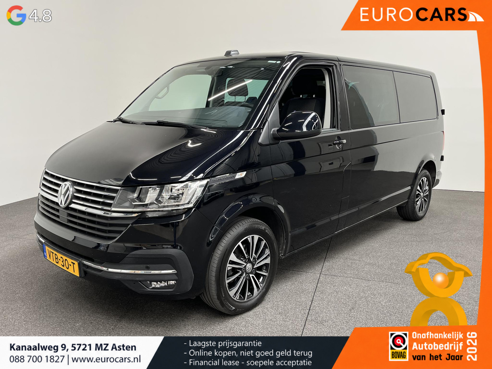 Volkswagen Transporter 2.0 TDI L2H1 Dubbele Cabine Highline Automaat