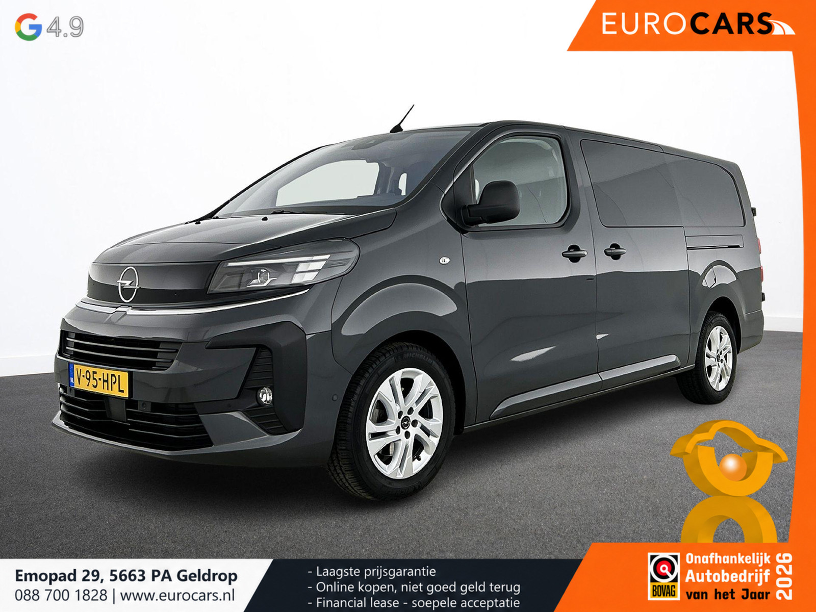 Opel Vivaro 2.0 180PK L3 Automaat Dubbele Cabine