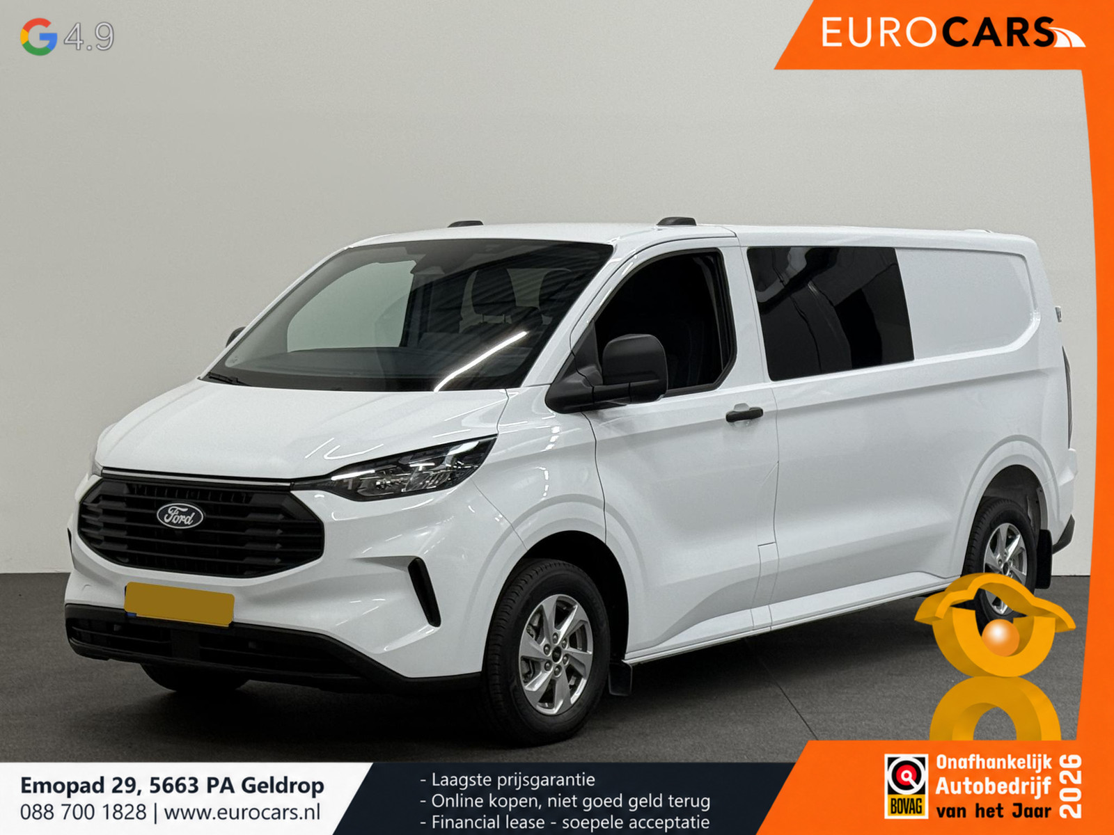 Ford Transit Custom 300 2.0 TDCI L2H1 Trend NM Automaat Dubbele Cabine