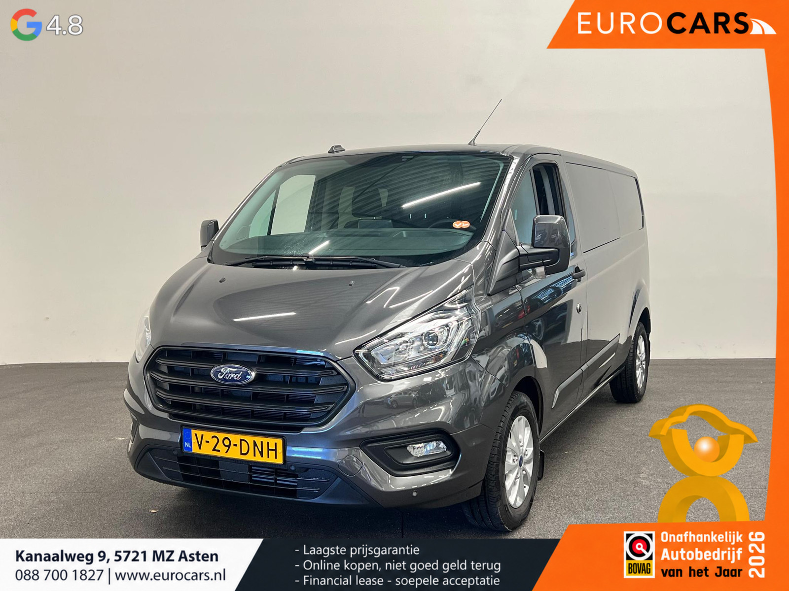 Ford Transit Custom 300 2.0 TDCI L2H1 Dubbele Cabine Trend Automaat