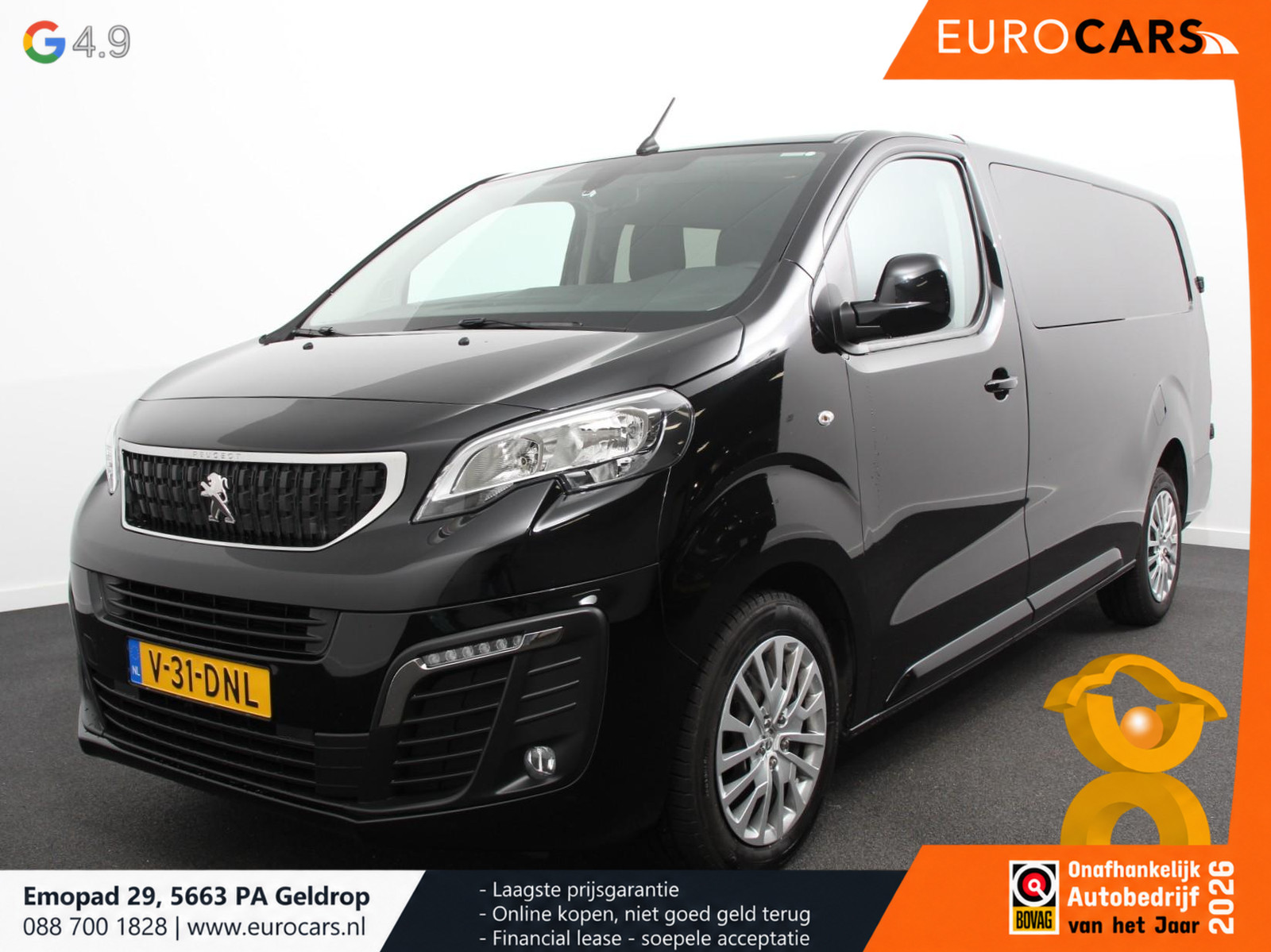 Peugeot Expert 2.0 180PK Long Premium Dubbele Cabine Automaat