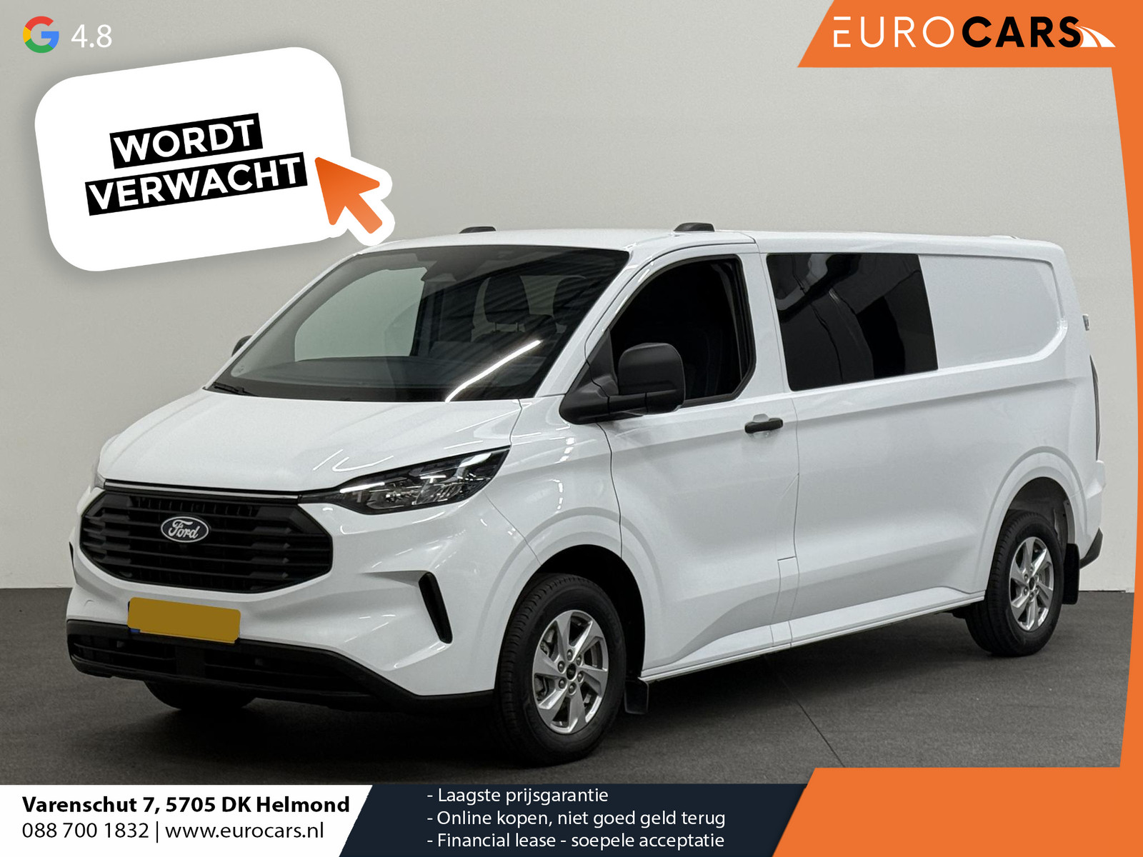 Ford Transit Custom 300 2.0 TDCI L2H1 Trend NM Automaat Dubbele Cabine