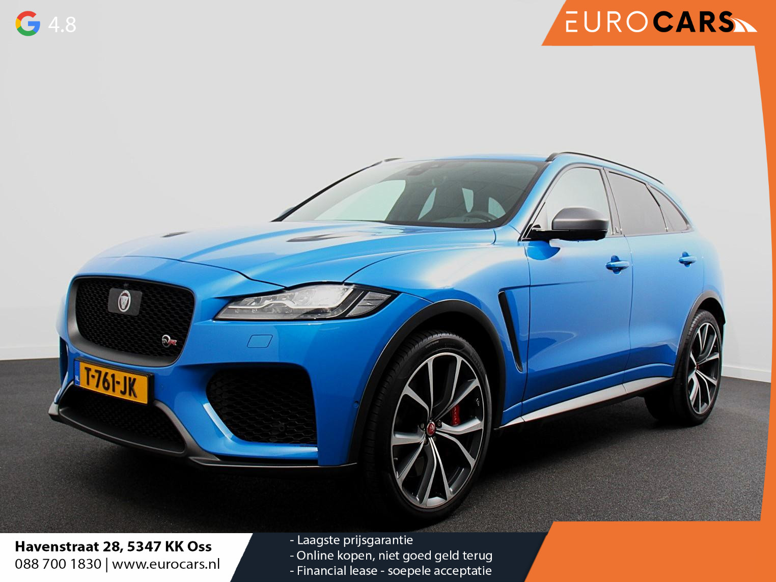 Jaguar F-PACE 5.0 V8 AWD SVR 551 pk