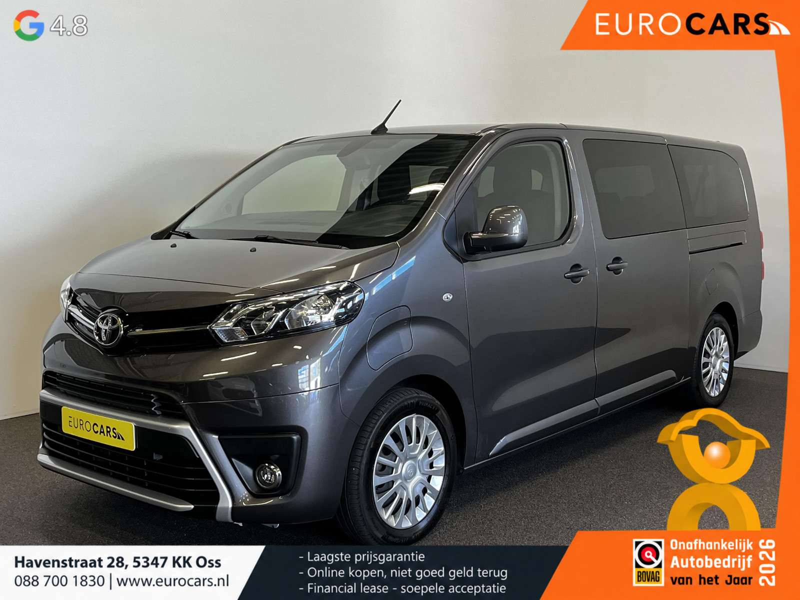 Toyota ProAce Electric Shuttle Long Extra Range Cool 75 kWh 9persoons PERSONENBUS