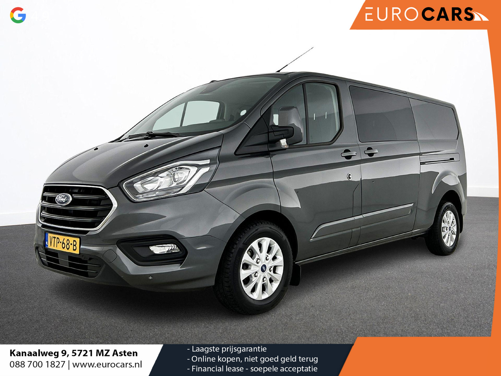 Ford Transit Custom 300 2.0 TDCI L2H1 Limited Dubbele Cabine thumbnail 3