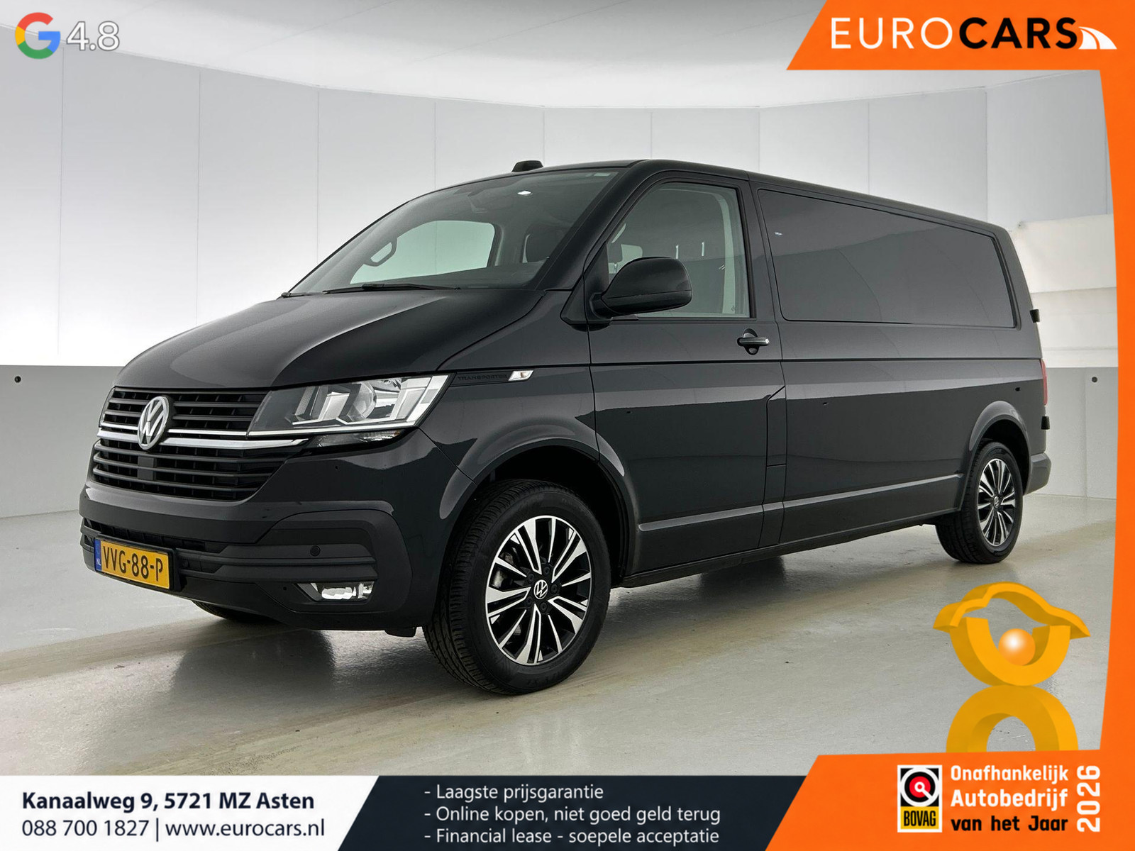 Volkswagen Transporter 2.0 TDI L2H1 28 Dubbele Cabine Highline Automaat