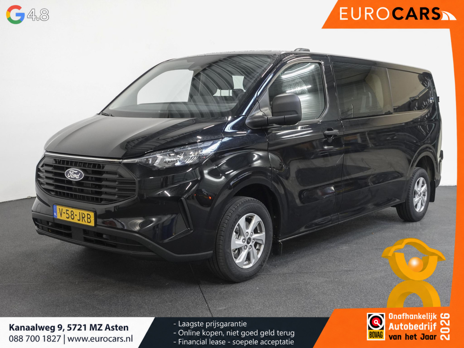 Ford Transit Custom 300 2.0 TDCI L2H1 Trend Dubbele Cabine Nieuw Model