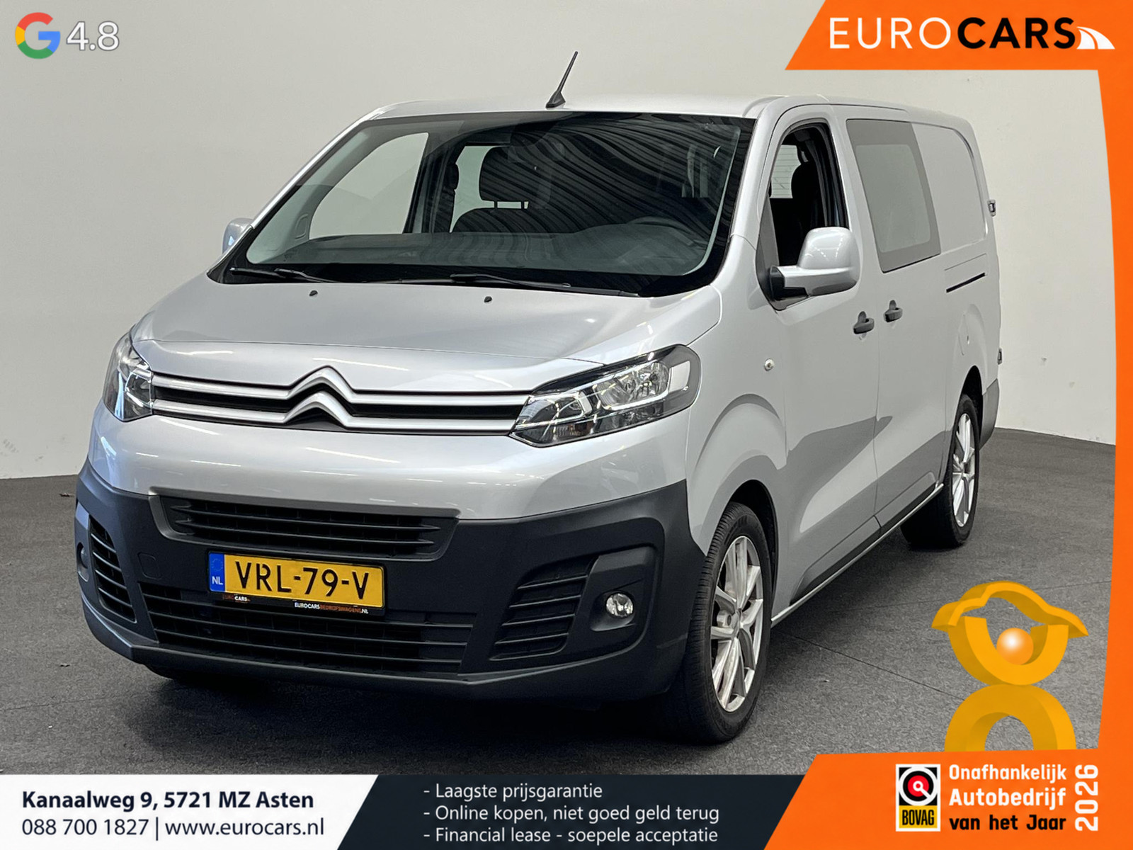Citroën Jumpy 2.0 BlueHDI 120 XL Club Dubbele Cabine