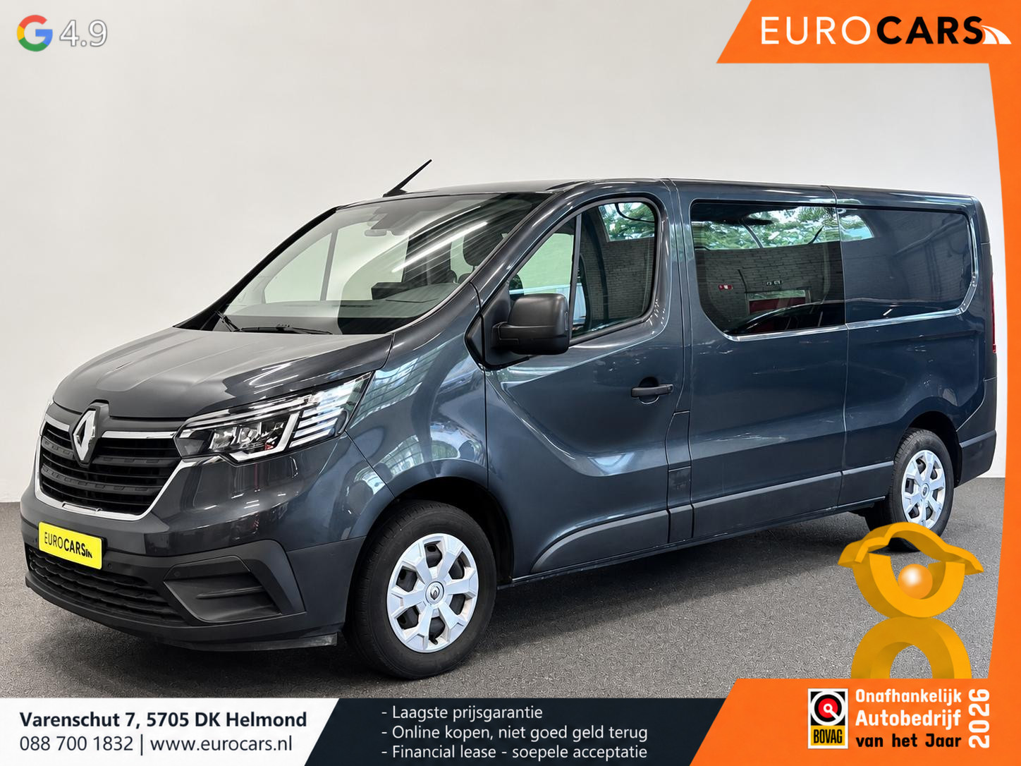 Renault Trafic 2.0 dCi 130 T30 L2H1 Comfort Dubbele Cabine